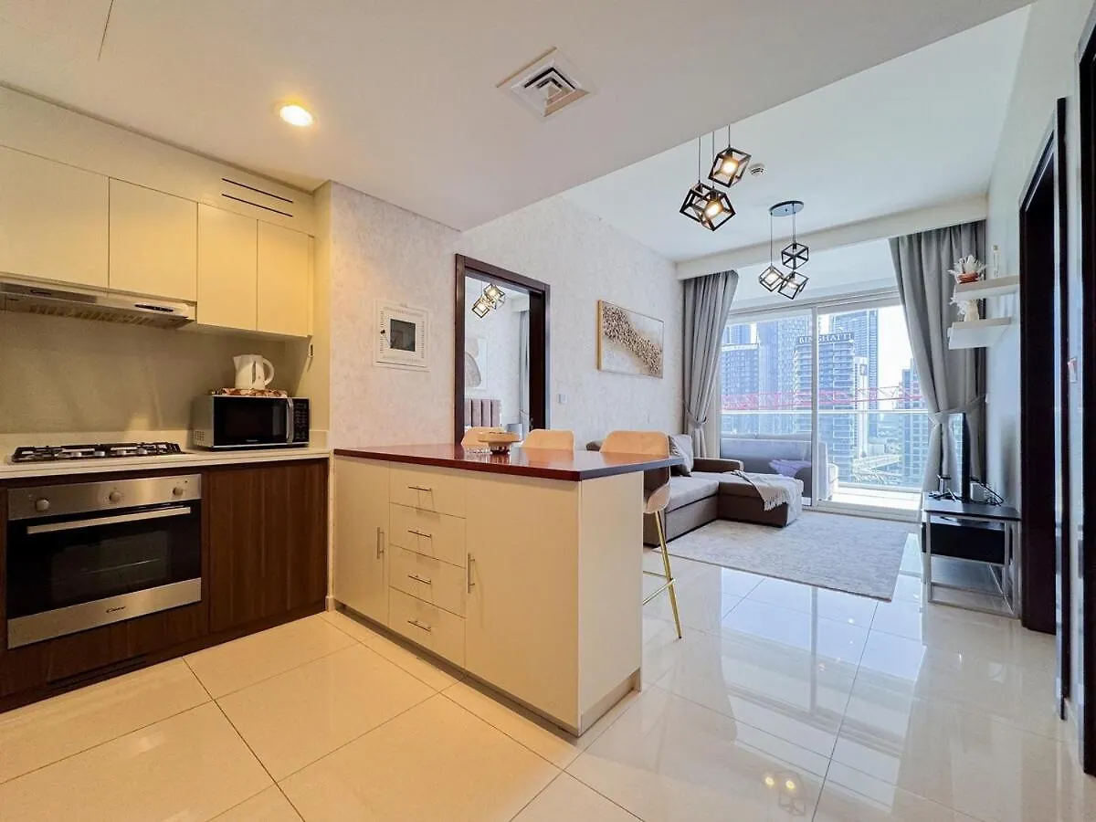 Lägenhet Bronzite 2-Bed Apt Central Dubai Canal Views Förenade Arabemiraten
